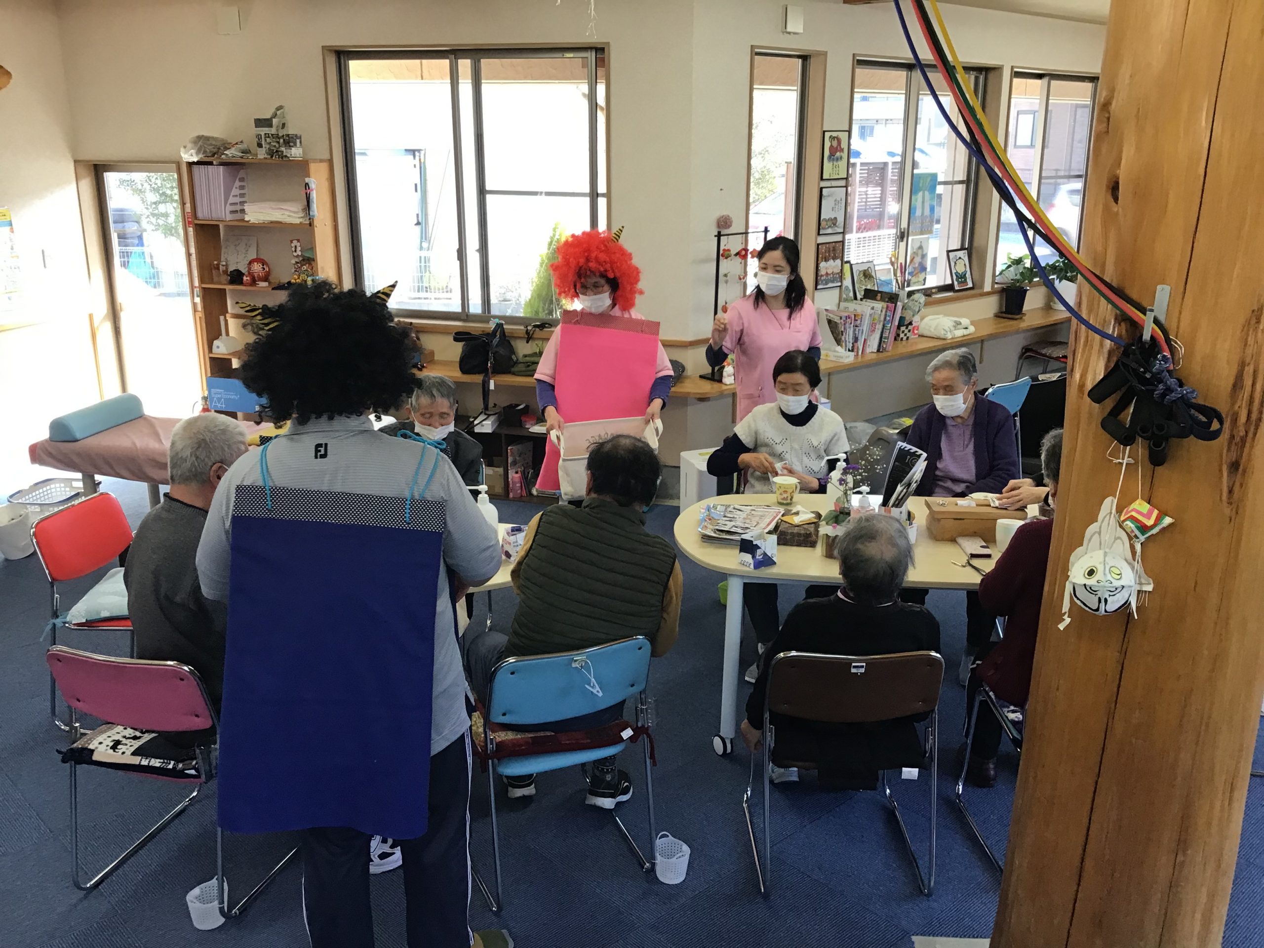 節分は皆さんで豆まき!